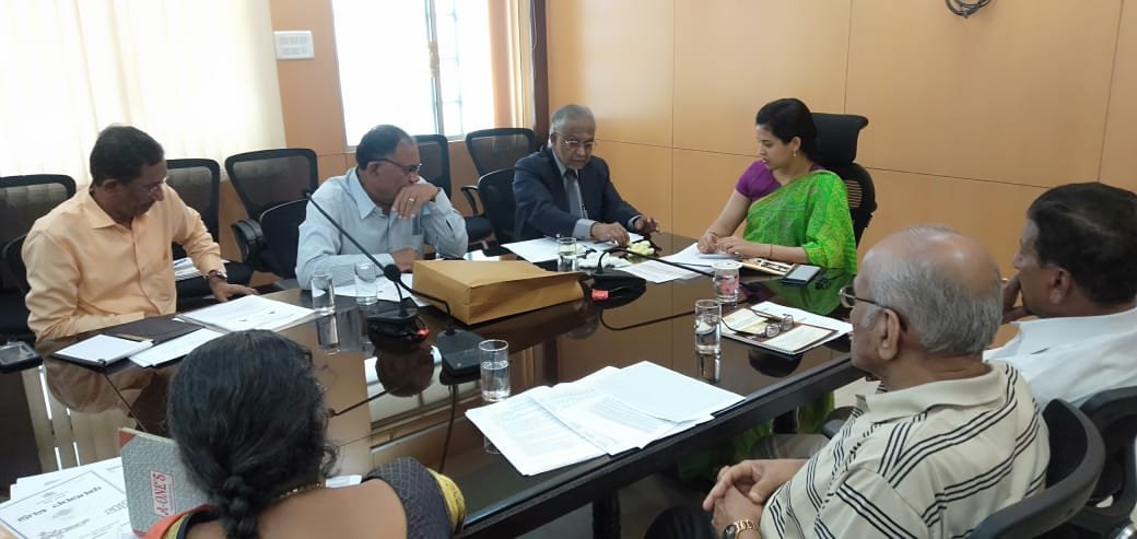 Meeting Sericulture commissioner