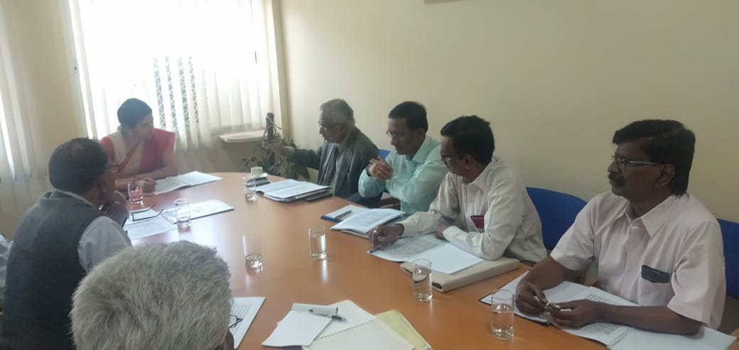 Meeting Sericulture commissioner